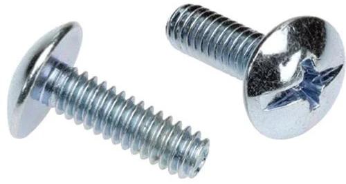 Mild Steel Truss Head Machine Screw, For Fittings Use, Length : 40-50cm