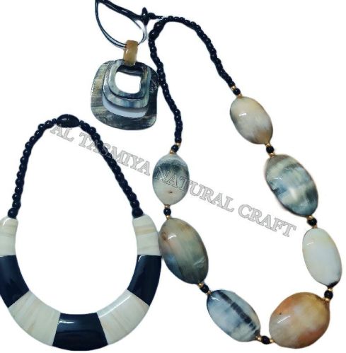 Polished Horn Jewellery, Color : Natural Color