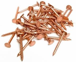 Polished Plain Copper Nails, For Fittings, Length : 10-20cm