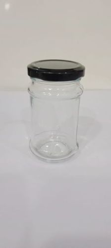 Mg Overseas Glass Jam Jar, For Food, Pattern : Round