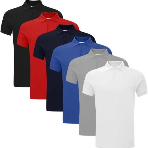 Gents and Ladies Collared Tshirts, Size : XXL, Xl, M