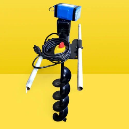 Cast Iron 220VAC/24V Earth Auger Machine