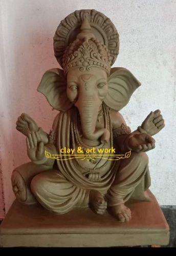 Polyresin Polished Ganesh Statues, For Interior Decor, Office, Home, Garden, Pattern : Printed