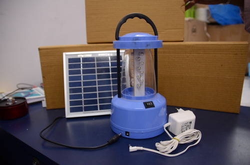 Battery AC Aluminium Solar LED Lanterns, For Domestic, Industrial, Machinery, Diode Type : Dry Filled