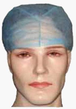 Plain PP Spun Bond Surgeon Cap 20-25cm Event Wear, Sport Wear