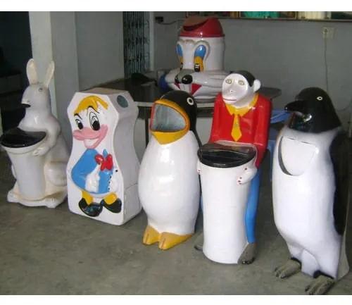 FRP Dustbin, For Outdoor Trash, Pattern : Plain