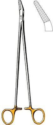 Polished Stainless Steel Finochietto Needle Holder, For Clinic, Hospital, Feature : Durable, Light Weight