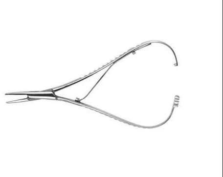 Polished Stainless Steel Mathieu Needle Holder, For Clinic, Hospital, Length : 243mm