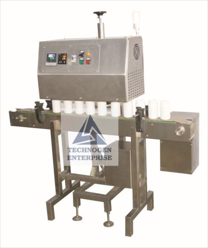 Electric SS Mat Finish Steel Induction Cap Sealing Machine, For Industrial Use, Pharmaceutical Industry