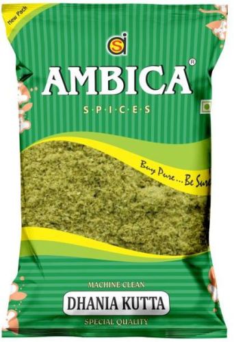 Ambica Spices Coriander Koota Powder, Packaging Type : Plastic Pouch