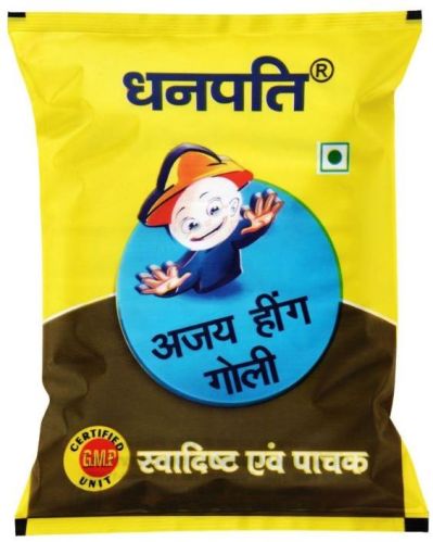 Dhanpati Ajay Hing Goli, For Gas Acidity, Taste : Salted