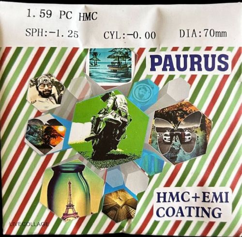 Transparent Round Polished Polycarbonate HMC Lens, For Eye Spectacles, Size : 70 Mm