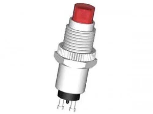 Red Metal LED Indicator, Voltage : 12V