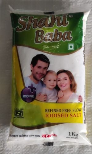 White Powder Shahi Baba Iodised Salt, For Cooking, Variety : Refined
