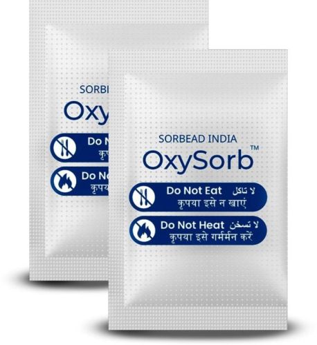 Powder 100cc Oxygen Absorber Packets, For Industrial, Personal, Pharma, Purity : 99 %