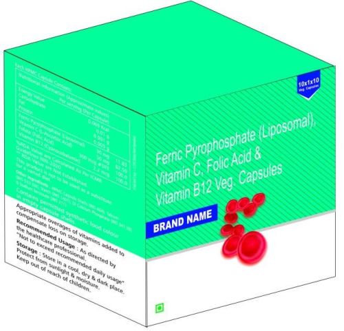 Liposomal With Vitamin C, Folic Acid & Vitamin B12 Capsules