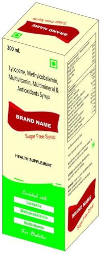 Antioxidant With Lycopene & Multivitamin Syrup, Form : Liquid