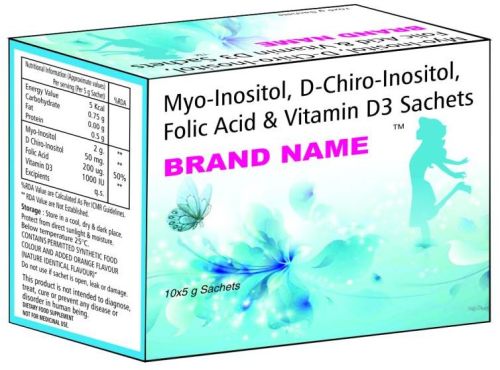 Myo-Inositol, Folic Acid & Vitamin D3 Sachets