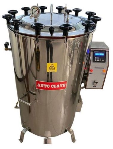 SS Soul Sterile Industry Vertical Autoclave, For Pharmaceutical Use