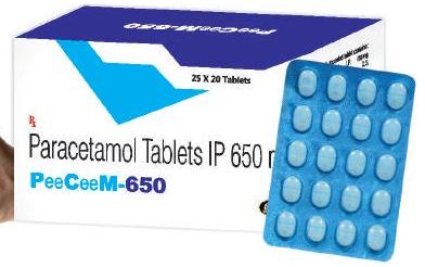 PeeCeeM 650mg Tablet, Composition : Paracetamol