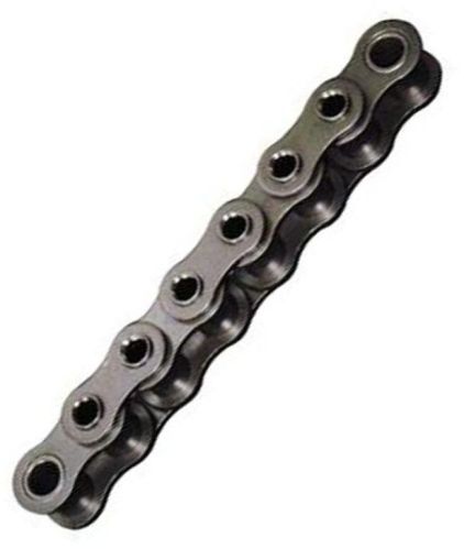 Grey-Black Polished Iron Hollow Pin Chain, For Industrial, Certification : ISI Certified