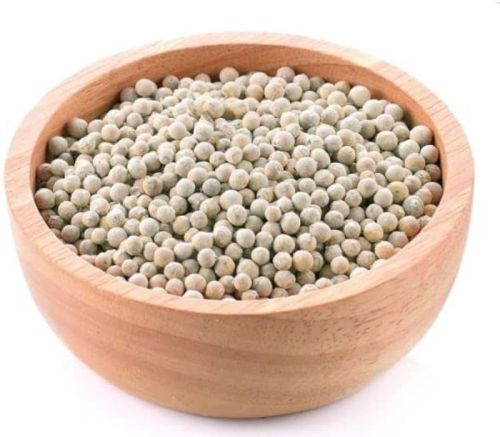 Round Raw Organic White Pepper Seeds, For Cooking, Style : Dried