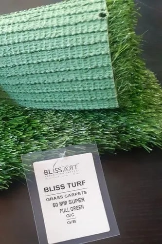 PVC Plain Green Artificial Grass Carpet, For Play Ground, Restaurant, Wedding Ground, Size : 25m