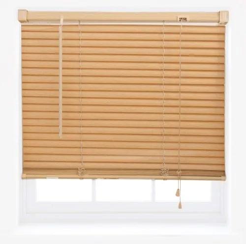 Brown Plain PVC Window Blinds, Technics : Machine Made