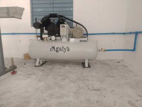 Electric Mild Steel Air Compressor, For Industrial, Feature : Stable Performance, Low Maintenance