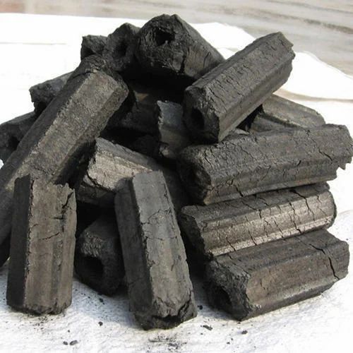 Round Stick Wood Charcoal Lumps, For Construction, Color : Black