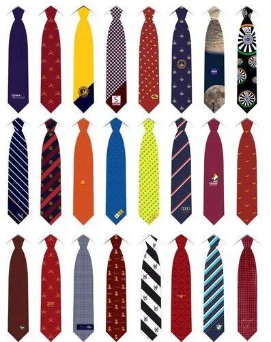 Multi Colours Satan Promotional Tie, Size : All Size