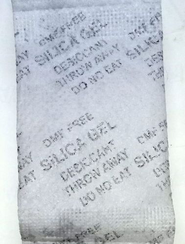 Grey Printed Silica Gel Pouches