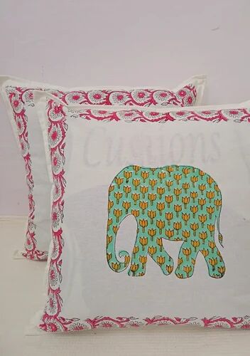 Multi Cotton Printed Cushion Cover