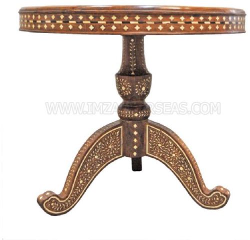 Wooden Bone Inlay Table, For Decoration, Interior Use, Feature : Attractive Pattern, Durable, Handmade