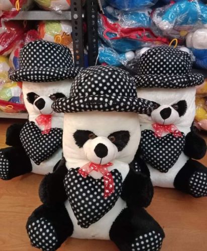 Black Ring Panda Toy, For Baby Playing, Feature : Attractive Look