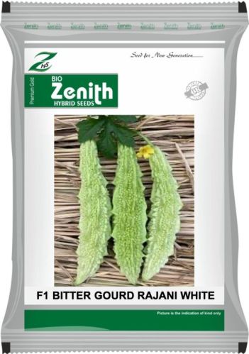 Green Rajni Hybrid Bitter Gourd Seeds, For Agriculture, Packaging Type : Plastic Pouch