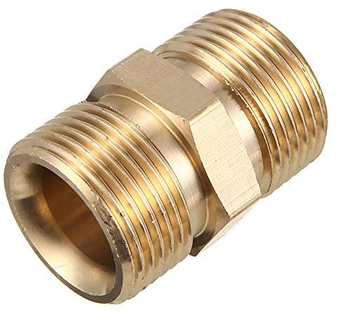 Golden Round Polished Brass Threaded Extension Plug, For Industrial, Size : Standard