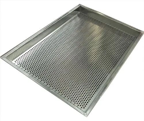 Round Stainless Steel Perforated Tray