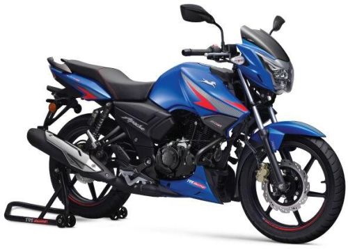 TVS Blue Apache RTR 160 Bike, Tyre Type : Tubeless