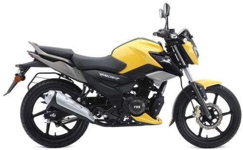 Black Tvs Raider 125 Bs6 Bike, Tyre Type : Tubeless