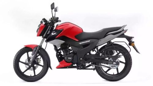 Black 11.38 PS TVS Raider Single Seat 125 Bike, Tyre Type : Tubeless