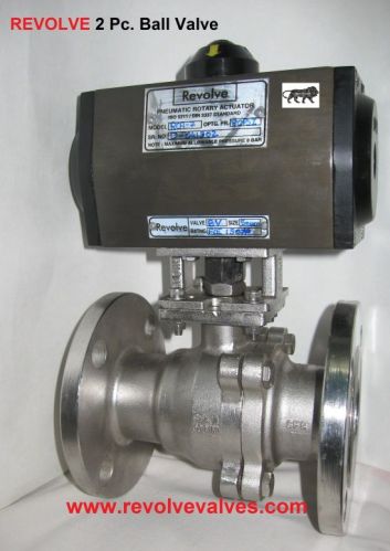 Double Acting Pneumatic Actuator Operated Ball Valve