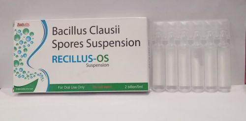 Bacillus Clausii Spores Suspension, Packaging Size : 2 Billion/5ml