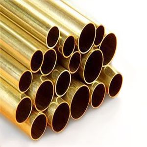 Golden Round Polished 63/37 Brass Pipes, For Industrial, Size : Standard