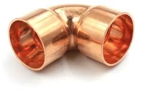 Polished 90 Degree Copper Elbow, For Plumbing Pipe, Size : Standard