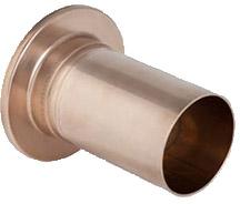 Brown Round Polished Cupro Nickel Stub End, For Pipe Fittings, Size : Standard