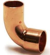 Brown Round Male Copper Elbow, For Pipe Fitting, Certification : ISI Certified