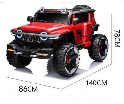 RED PATOYS 12V7AH Kids Ride On Jeep, Model Number : PAU1166