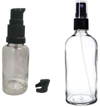 Clear Plastic Pump Bottle, Capacity : 5ml, 10ml, 15ml, 20ml, 30ml, 50ml 100ml