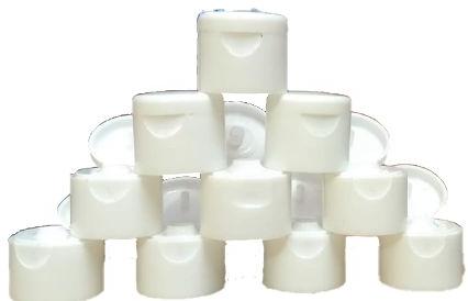 Round Plastic White Flip Top Cap, For Bottle Sealing, Size : 19mm, 20mm, 24mm 25mm